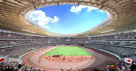 Design By Architect Kengo Kuma Selected For New Tokyo Olympic Stadium
