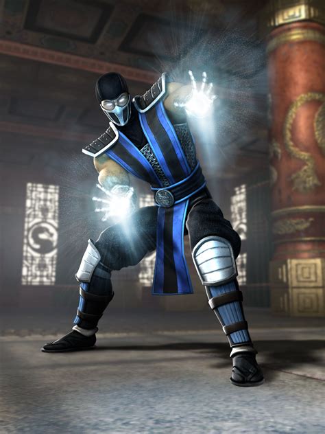 Based on the popular video game of the same. Sub-Zero from the Mortal Kombat Series