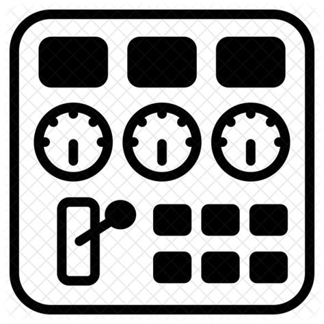 Control Panel Icon Download In Glyph Style