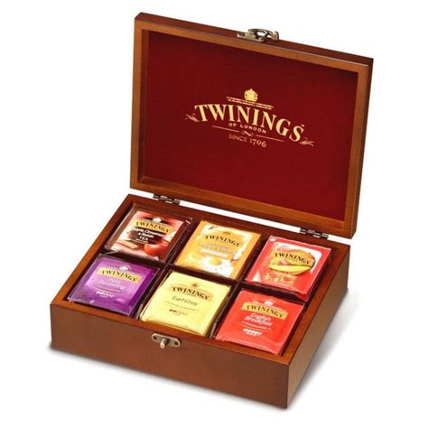 Twinings Tea T Set Twinings 6 Assorted Tea T Set 48 Count Box