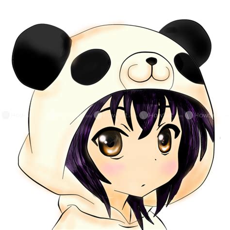 Einzigartig Anime Panda Girl Drawing Easy Inkediri
