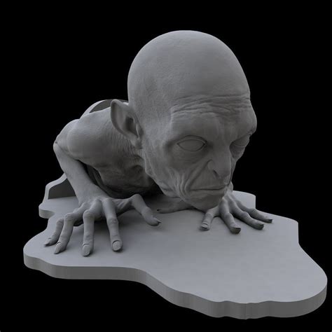 Gollum 2 With High Details 3d Model 3d Printable Stl