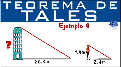 Teorema De Tales Ejercicio De Aplicación 4 Youtube