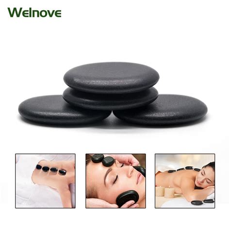 8pcs Hotsale Spa Rock Basalt Stone Beauty Stones Massage Therapy Lava Natural Stone D1069 In