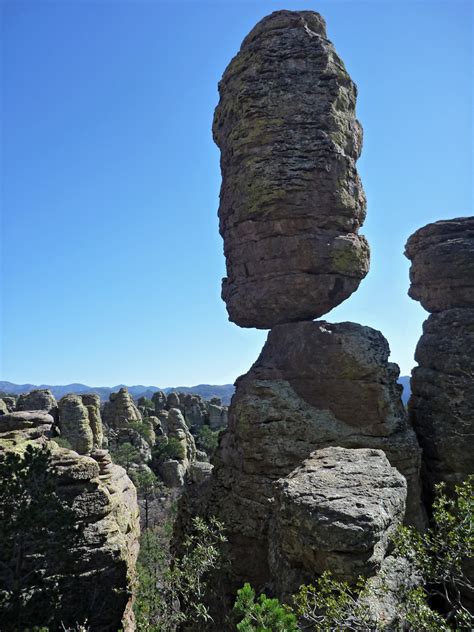Large Balanced Boulder Big Loop Trail Chiricahua National Monument
