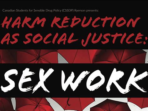 Harm Reduction As Social Justice Sex Work Jack Layton Chair Toronto Metropolitan University