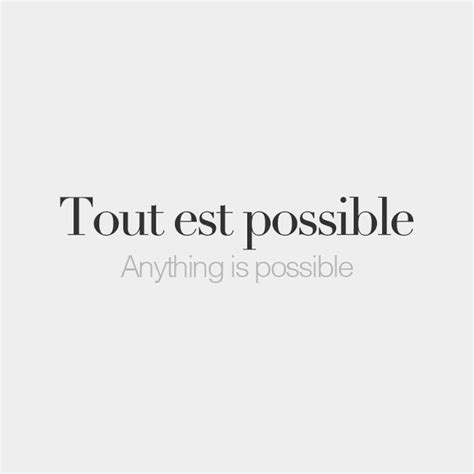 Impossible is for the unwilling. Best 25+ French tattoo quotes ideas on Pinterest | French ...