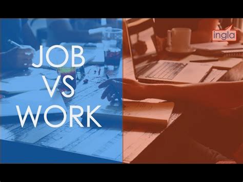 Diferencias Entre Work Y Job En Inglés Definiciones Y Usos