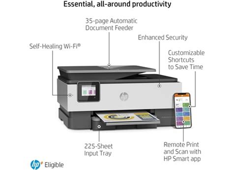 Hp Officejet Pro 8025e All In One Printer W 6 Months Free Ink Through