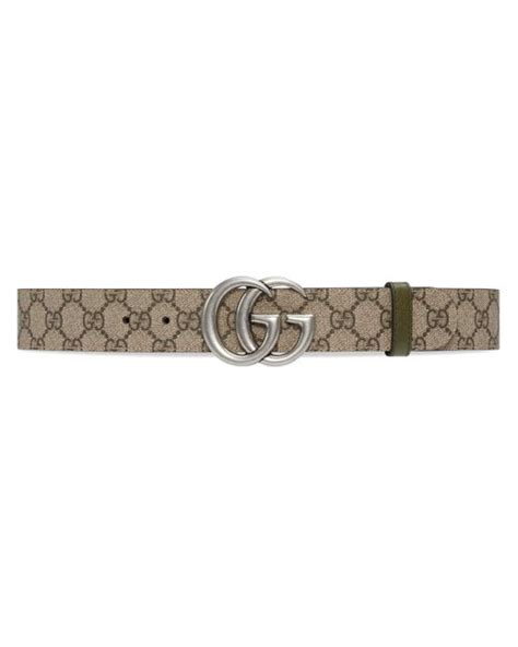 Gucci Gg Marmont Reversible Belt In Natural For Men Lyst