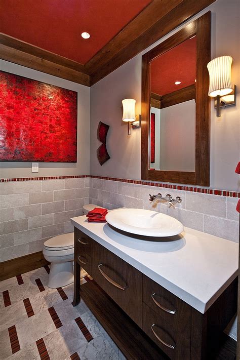 21 white bathroom ideas for a sparkling space. 21 Sensational Bathrooms with the Ravishing Flair of Red!