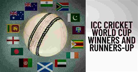List Of Icc Cricket World Cup Winners And Runners Up Odi And T20 Leadcricket