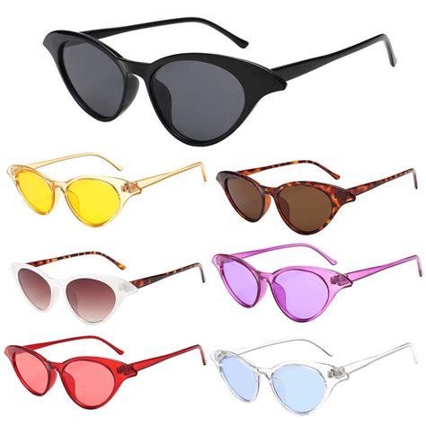 women ladies cat eye frame sunglasses outdoor vintage fashion party eyewear 207358 uygun fiyatlı