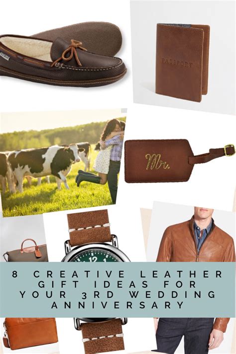 Wedding gift ideas for the bride and the groom. 8 Creative Leather Gift Ideas for your 3rd Wedding ...