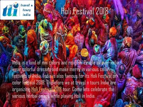 Ppt Holi Festival 2018 Powerpoint Presentation Free Download Id