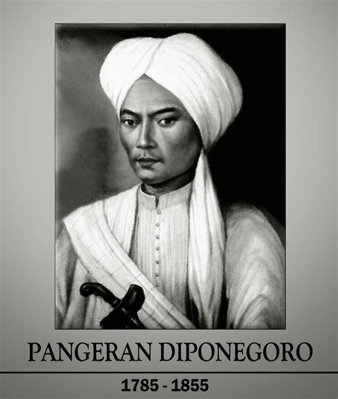 History Of Indonesia National Hero Pangeran Diponegoro Prince