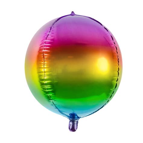 Rainbow Ball Foil Balloon By Postbox Party