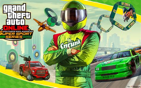 Grand Theft Auto V Online Racing Game 4k Wallpaper Download