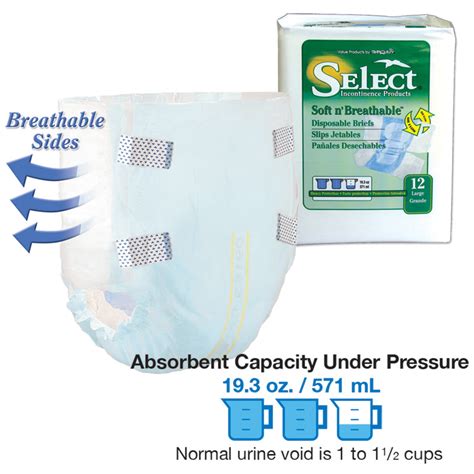Select Soft N Breathable Briefs Adult Diapers Tranquility Diaper