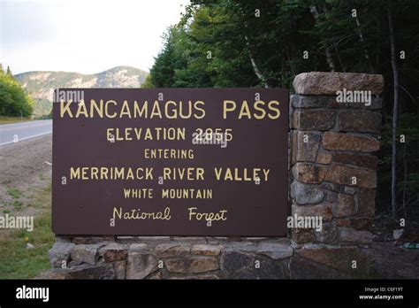 Kancamagus Pass Which Is The Highest Point Along The Kancamagus Scenic