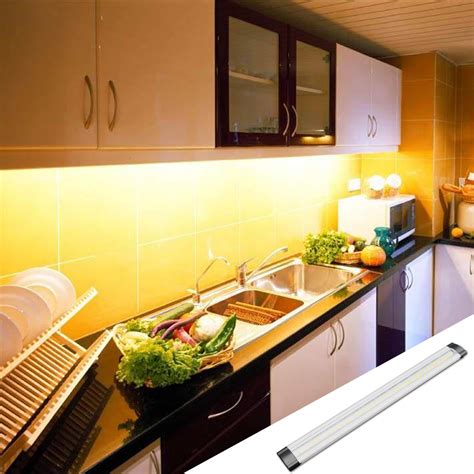 12v 30cm Led Warm White Strip Light Cabinet Cupboard Home Room Kitchen