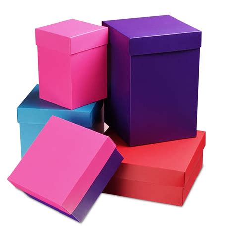 Colored Deluxe Two Piece T Boxes