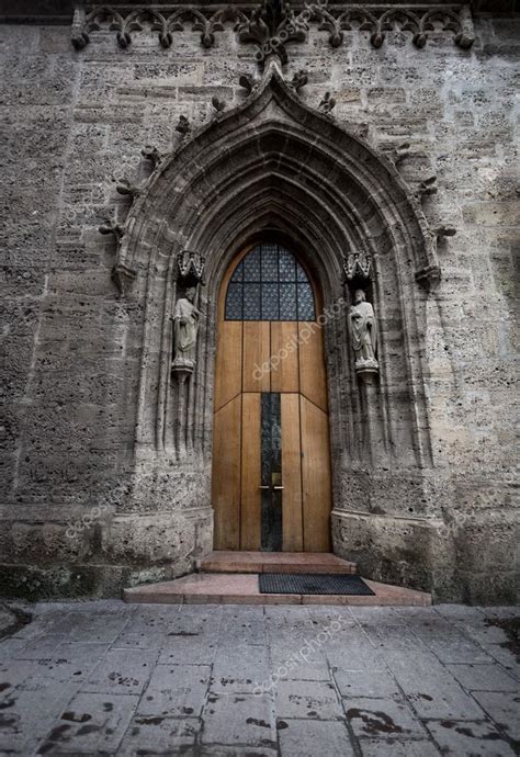 Big Doorway At Catholic Cathedral Stock Photo By ©kryzhov 66668343