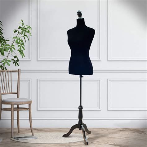 Homcom Female Fashion Mannequin Dress Form Torso Dressmaker Stand