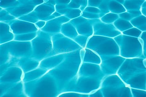Swimming Pool Water Sun Reflection Background Ripple Water Stock Photo