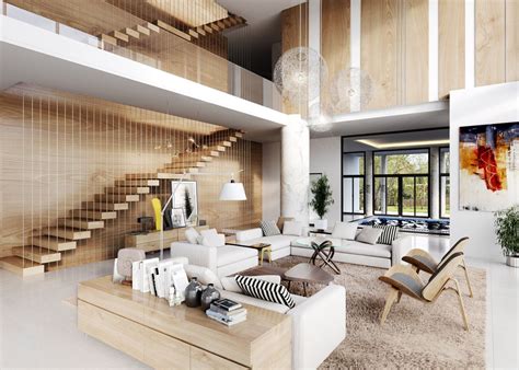 30 Double Height Living Rooms That Add An Air Of Luxury Double Height