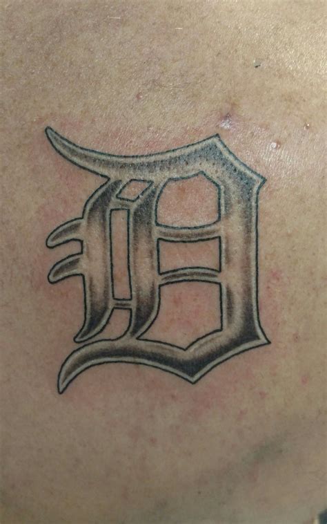 Detroit D Tattoo D Tattoo Tattoos Tatting