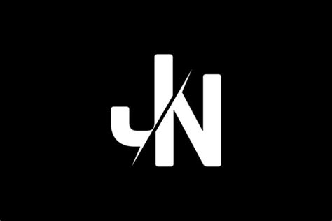 Monogram Jn Logo Design Graphic By Greenlines Studios · Creative Fabrica