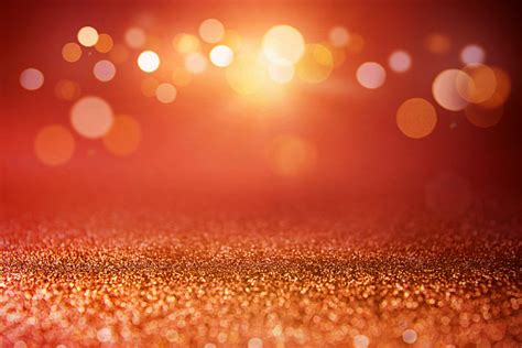 Red Glitter And Gold Lights Bokeh Background Stock Photo Download