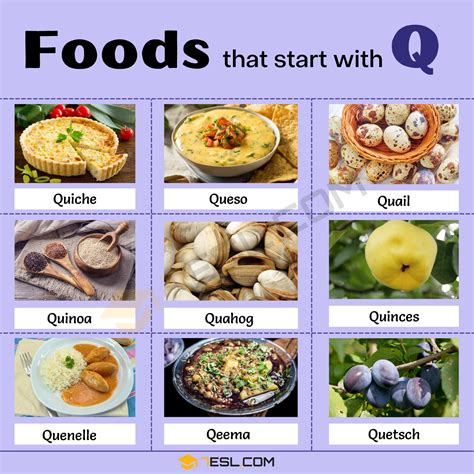 25 Amazing Foods That Start With Q With Facts And Pictures • 7esl