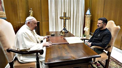 Así Ha Sido El Encuentro Entre Zelenski Y El Papa Francisco 40 Minutos