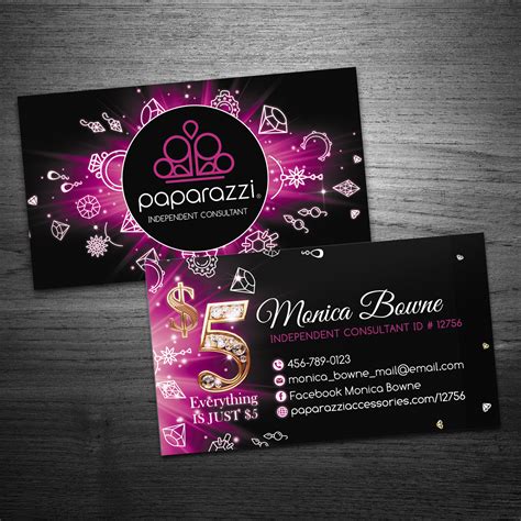 Sale Paparazzi Business Cards 73 For Paparazzi Accessories Business