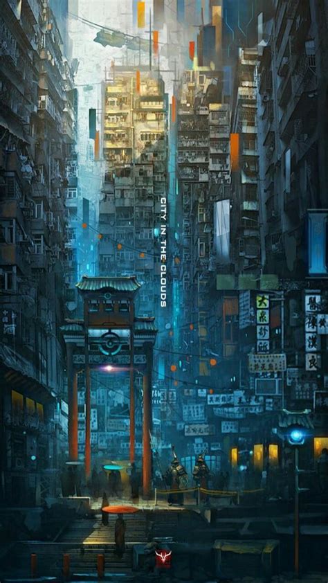 Cyberpunk City Android Wallpapers Wallpaper Cave