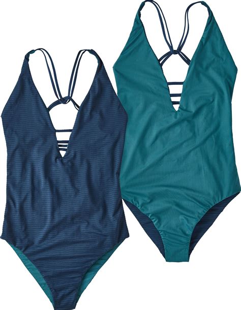 Patagonia Reversible Extended Break One Piece Swimsuit Womens