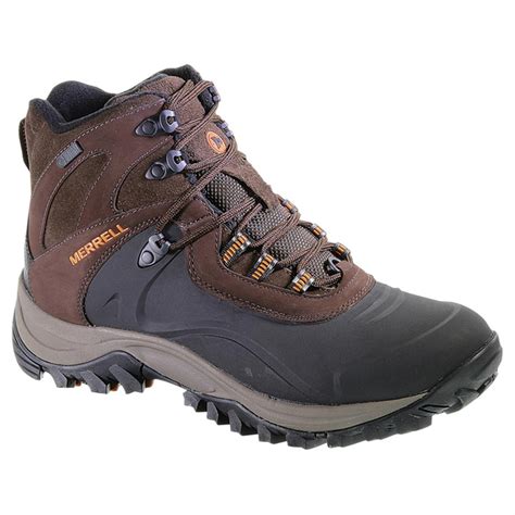 Mens Merrell Iceclaw Waterproof 200 Gram Insulated Mid Hiking Boots