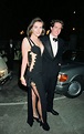 Elizabeth Hurley Versace / Actor Hugh Grant And His Girlfriend Actress ...