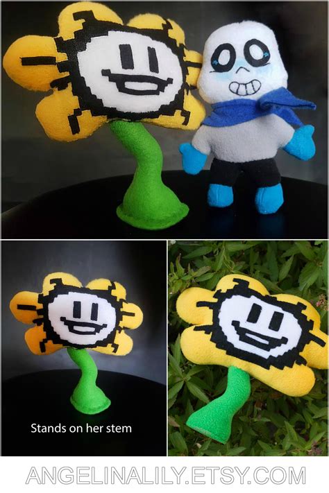 Will replace the old omega flowey soon. Undertale inspired - Flowey plush, handmade soft toy, 7 in ...
