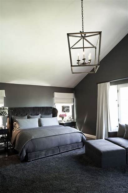 Bedroom Modern Monochromatic Palette Grey Interiors