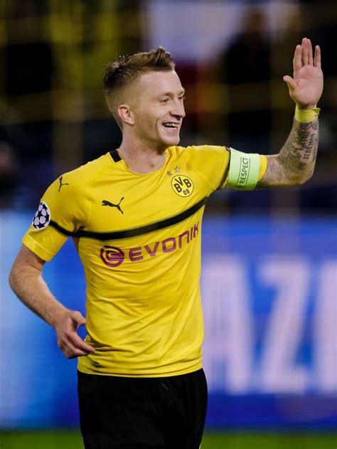 Marco Reus Of Borussia Dortmund Celebrate His Goal The 3 0 During