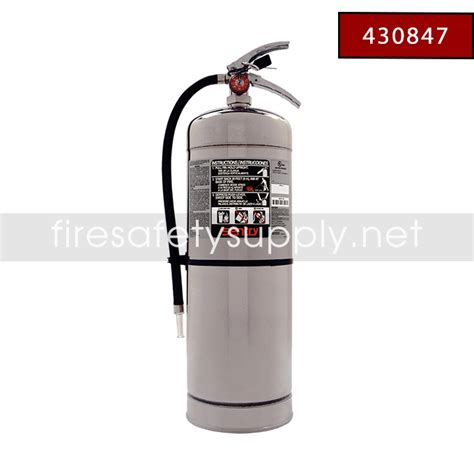 430847 Ansul Sentry 25 Gal Water Extinguisher W02 1 Ululc Rating