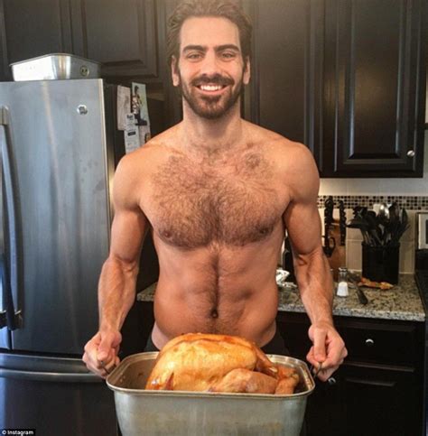 Celebs Show Off Their Culinary Creations For Thanksgiving Nyle Dimarco Hairy Hunks Thanksgiving
