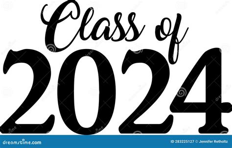 Class Of 2024 Graphic Stock Vector Illustration Of Fields 283225127