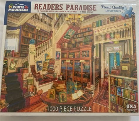 White Mountain 1000 Pc Puzzle Readers Paradise 1244 For Sale Online