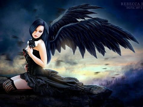 Beautiful Gothic Angel Gothic Fantasy Art Angel Pictures