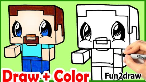 Minecraft Drawing Steve At Getdrawings Free Download
