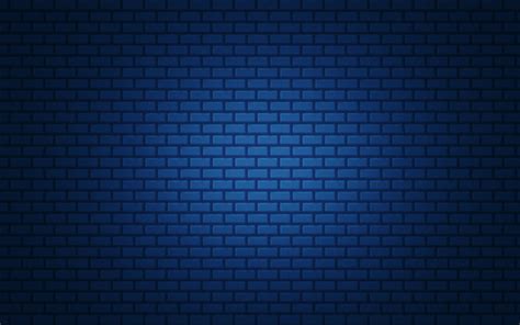 Textures Blue Brick Gradient Simple Hd Wallpaper